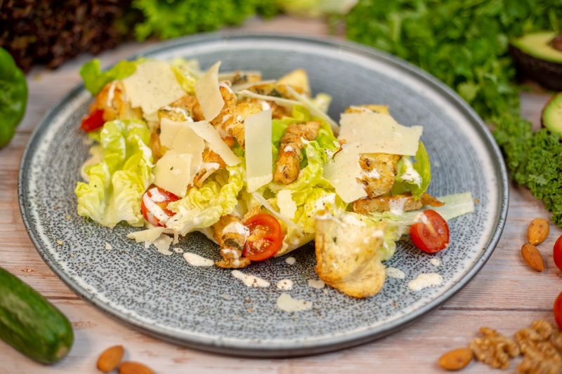 Caesar salad dewey's pizza Dublin Ohio